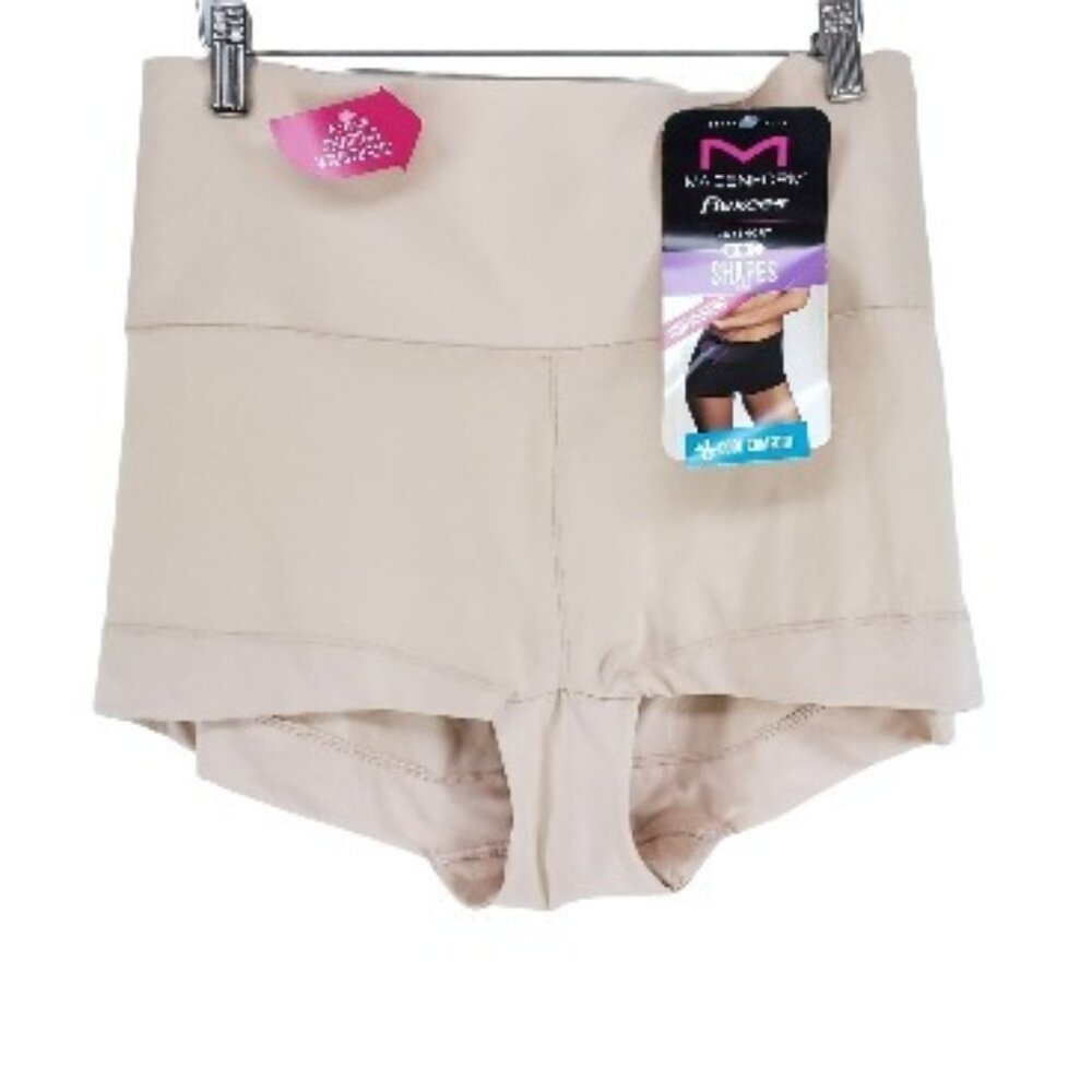 Maidenform Flexees Boyshort Shapes Firm Size 3XL Nude Cool Comfort